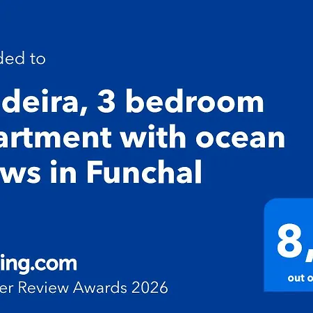 Madeira, 3 Bedroom With Ocean Views In Appartamento